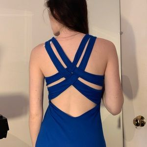 Planet Blue Crisscross Back, High Low Dress